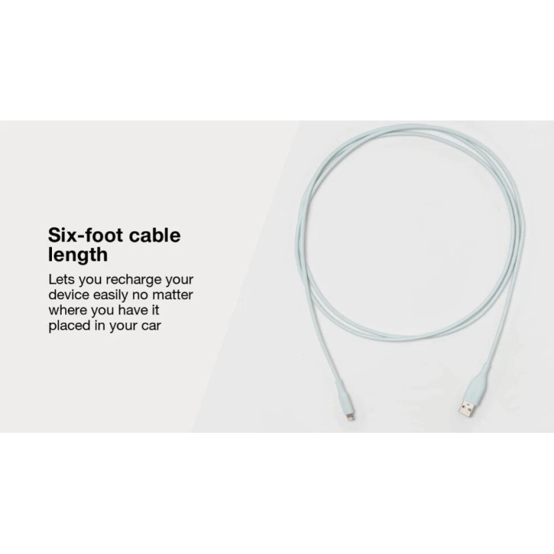 Heyday 6ft. Car Charging Kit - USB-C to USB-C -