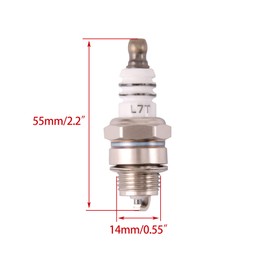 WOOSTAR L7T Spark Plug Replacement for 2 Stroke 33cc 43cc 47cc 49cc Engine Mini Pocket Bike ATV 4 Wheeler Quad Scooter Pack of 4