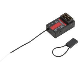 Labuduo RC HOTRC CT‑400 Receiver, RC CT‑400 Receiver 2.4GHz Frequency for Car for RC for HOTRC CT-400