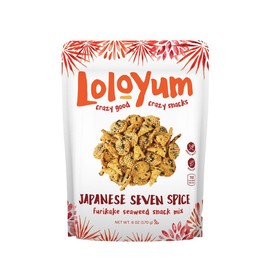 LoloYum Original Flavor Furikake Seaweed Snack Snack Mix - Hawaiian Inspired and Non-GMO - Flavors: Japanese Seven Spice