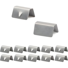 Stainless Steel Car Wind Deflector Buckle - Windproof Rainproof Deflector Channel Fixed Window Clip Set, Compatible with HE - KO G3 Sn - ed Accessories 12 Pcs.