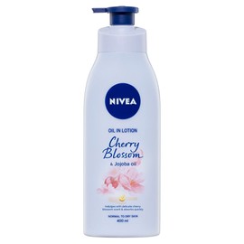 NIVEA BODY OIL LOTION CHERRY BLOSSOM JOJOBA 400ML