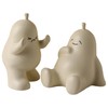 Decorative Bookends 2Pcs Expressive Pear-Shaped Cute Bookends with 1 Pushing
