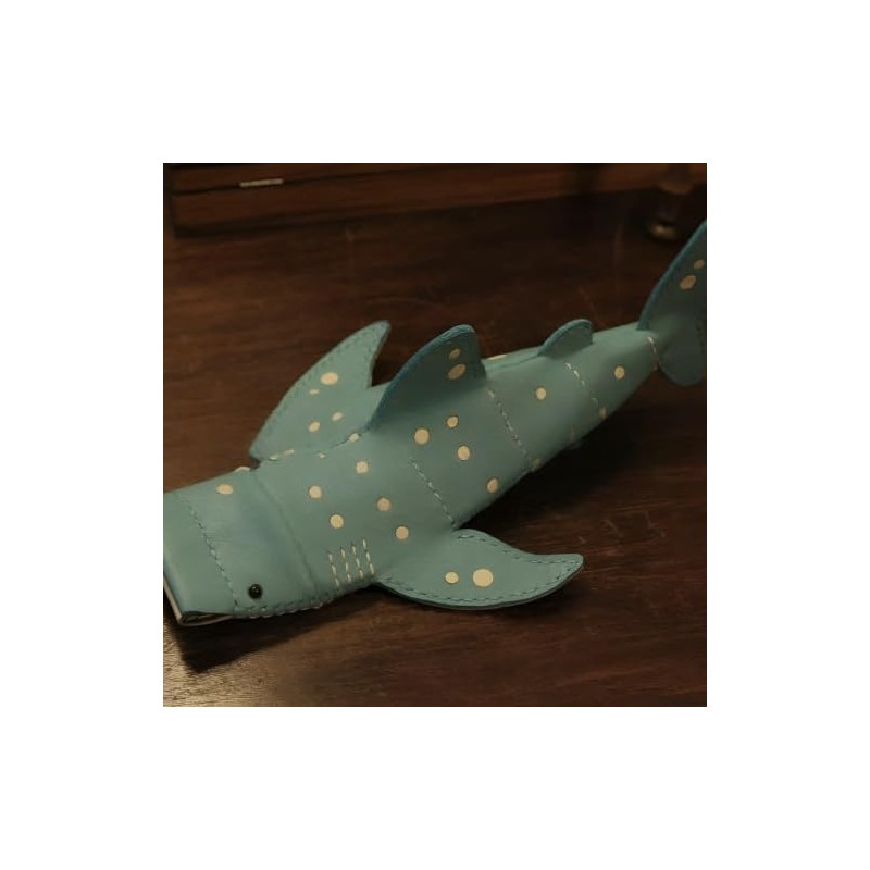 Estuche para anteojos con forma de tiburón, regalo de cumpleaños,