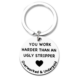 Employee Appreciation Gifts for Women Men Coworker Leaving Keychain Funny Thank You Going Away Gift for Coworkers Friends Office Team Leaving Retirement Gifts Keychains for Employees Colleagues,