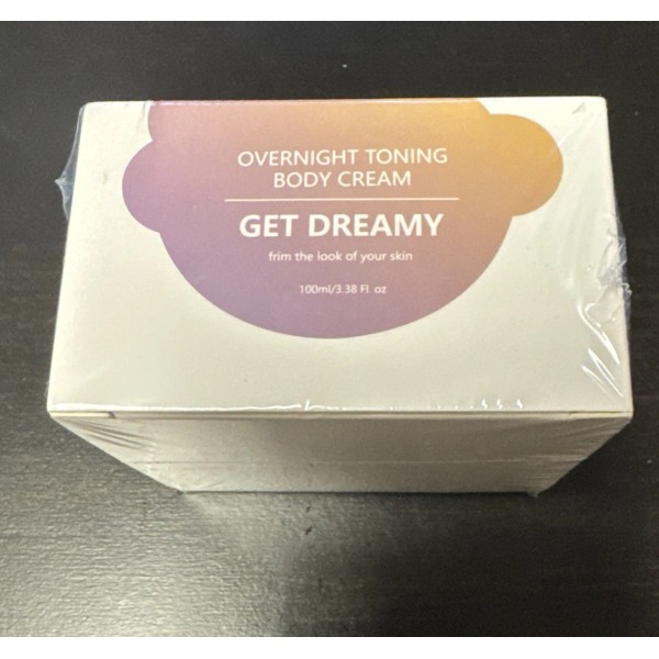 Unbranded Get Dreamy Overnight Toning Body Cream SEALED 3.53 oz