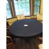 Playezze Felt Poker Table Cover fits Oval/Round Table with Leaf