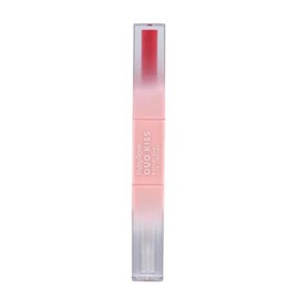 Ruby Rose Duo Kiss Labial Líquido Mate y Gloss 2 en 1, Larga Duración, Vegano, Gluten Free, Cruelty Free (DK12)