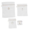 BUGUUYO 4pcs Laundry Bags for Washing Machine Multi Mesh Wash