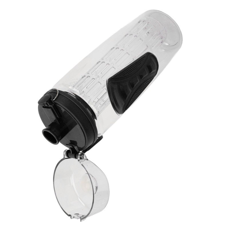 Fruit Infuser Water Bottle Anti Slip Grip Flip Top Lid