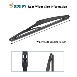 ORRIFY 2 Pack 10" Rear Windshield Wiper Blade for Toyota RAV4 2013-2018, for Toyota Highlander 2020-2022, for Jeep Compass 2018-2021 Rear Windsheild Back Wiper Blade