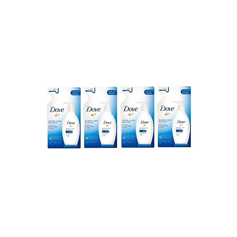 Dove Moisture Milk Cleansing, Refill 6.3 fl oz (180 ml)