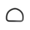 Wuuycoky 1.25" Inner Diameter High Body Black D Rings Buckles
