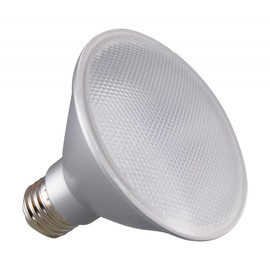 Satco S29417 12.5 Watt 120 Volt PAR30SN Reflector LED Light Bulb; 3500K; 1000 Lumen; 40 deg. Beam Angle; E26 Medium Base; Dimmable; CA Compliant (6 LED Light Bulbs)