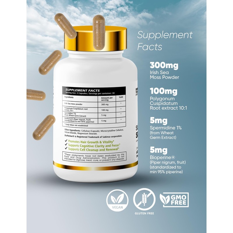 Every Young Unicorn 100% Natural Super Spermidine Supplements for Women