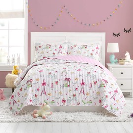 URBAN PLAYGROUND Pretty in Paris 2-Piece Quilt Set - Twin