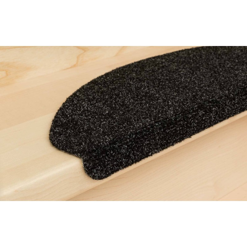 Kettelservice-Metzker Ramon Half Round Stair Mats Anthracite Pack of 1