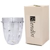 Blendin Replacement 18 Ounce Small Cup Jar, Compatible with Nutribullet