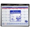 AT-A-GLANCE Desk/Wall Calendar, Med Wall, Black, 2012 (SK8-00)