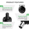 2 Pack Cabinet Lock with Keys, 7/8" RV Storage Locks