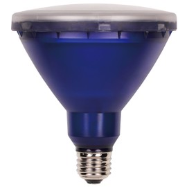 Westinghouse 0315100 15W PAR38 LED Outdoor Bulb, Flood Blue E26 (Medium) Base, 120V, Box