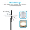Tenergy Modern Torchiere Floor Lamp, 3000L LED, 30W, Remote Control,