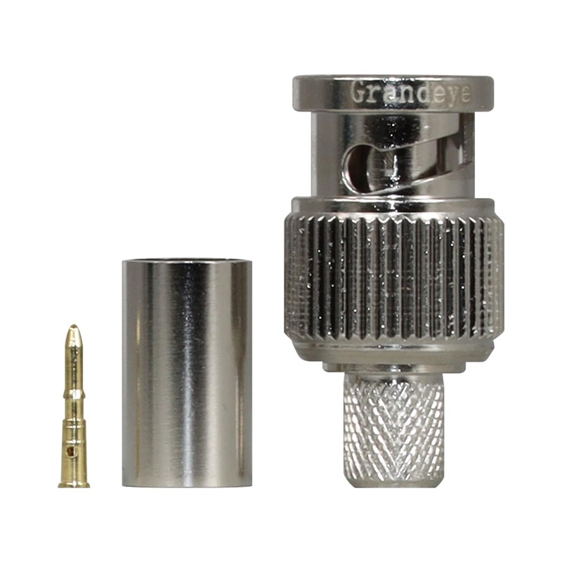 BNC Connectors for Commercial Use (Crimping), Compatible with Canare Tools