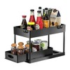 Under Sink Organizer – Sliding Cabinet Storage Rack, Bathroom Kitchen