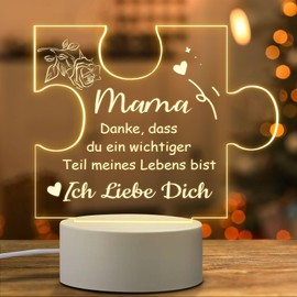 Gifts for Mum, Mother Gift Christmas Birthday Mother's Day Lamp Night Light Mum Women Birthday Gift Mother's Day Gift Christmas Gifts for Mum from Daughter Son Children