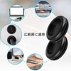 4 Black Round Double Sided Electrical Rubber Grommets for Wire