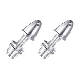 uxcell Propeller Adapter for RC Airplane Spinner Propeller Adapter Saver Shaft Blush Less Motor Speed Controller 5mm Aperture and 8mm Output Shaft 2pcs