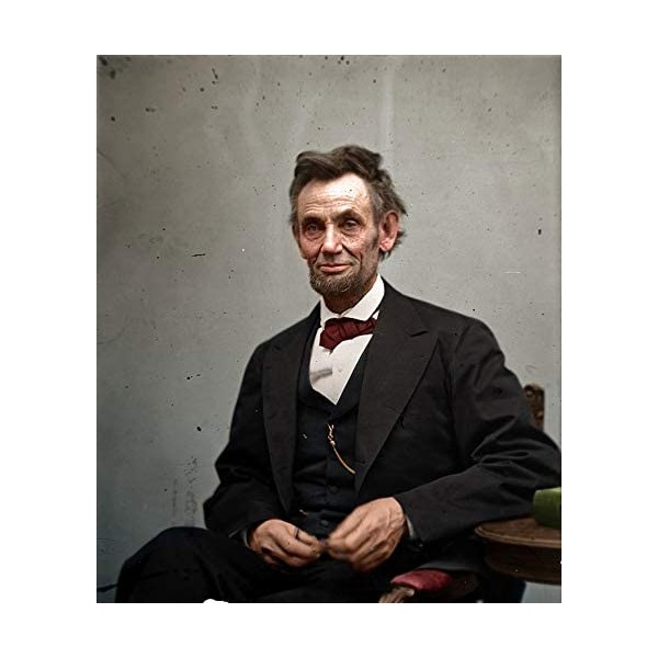 President Abraham Abe Lincoln Color Photo Art Photos Artwork 8x10