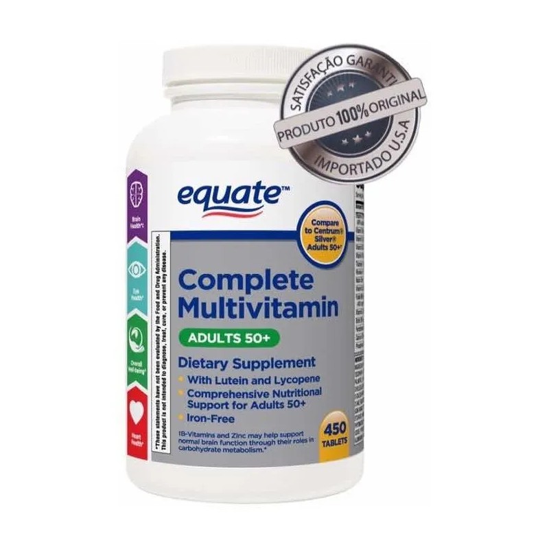 Multivitamínico Completo Equate 450 Comprimidos Sabor