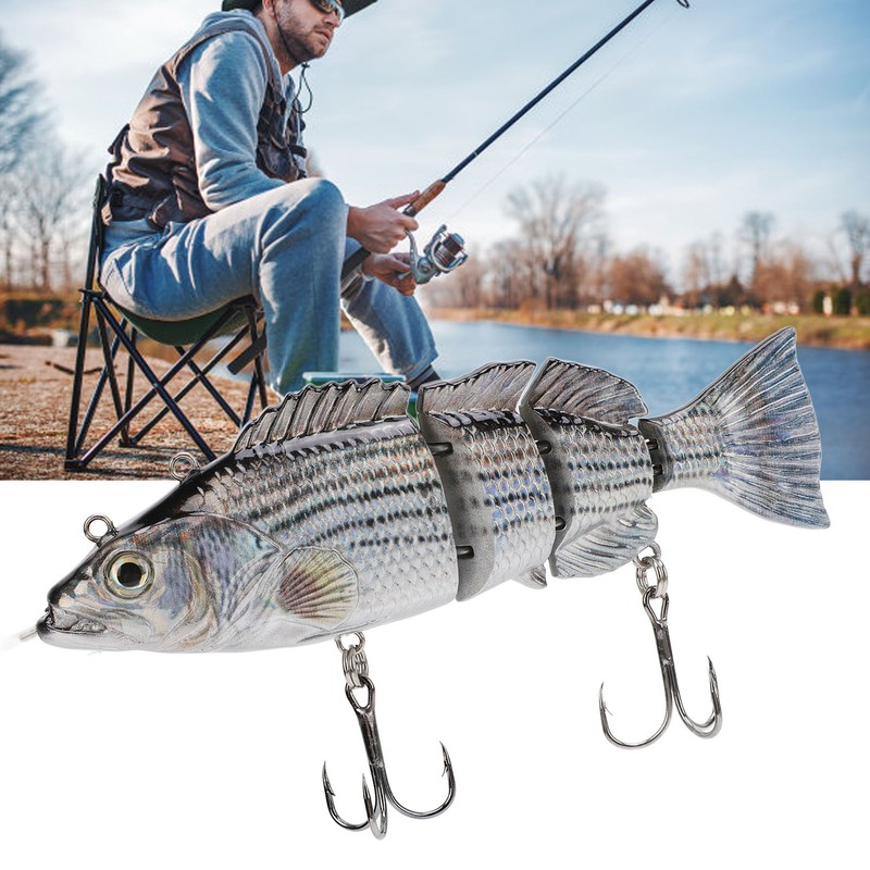 Robotic Swimming Fishing Lure Self Swimming Electronic Fishing Bait USB