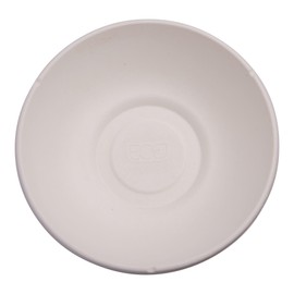 ECO PRODUCTS Compostable 32oz Molded Fiber Wide Bowls, Case of 400, WorldView Disposable White Coupe Pasta Bowl, Lid Available, Tree-free Sugarcane, For Hot or Cold Food