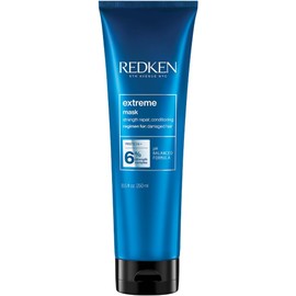 REDKEN - Mascarilla Extreme | Mascarilla intensiva fortalecedora y reparadora para cabello dañado | Repara, brinda fuerza y revitaliza las zonas más frágiles del cabello | Con Strength Complex, enriquecido con Proteínas y Keratina |