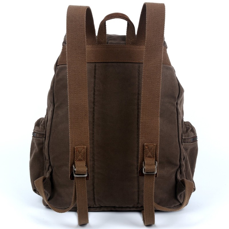 TSD Brand Silent Trail Canvas Backpack