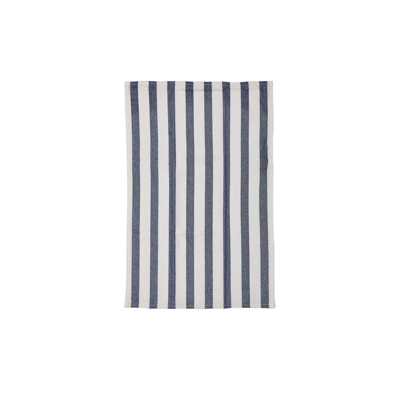 100% Cotton Placemats, Blue Gingham/Stripe Pattern, Set of 3 (cutiaowen)