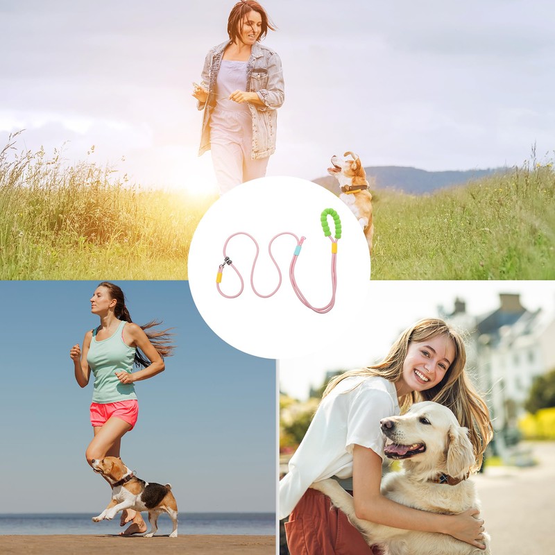 CAPASTEC Freihändige Hundeleine, verstellbare Crossbody-Taillenleine Multifunktion, 3,5 m 11,5 ft
