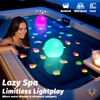 Floating Pool Lights, 6 Inch Light Up Pool Balls with