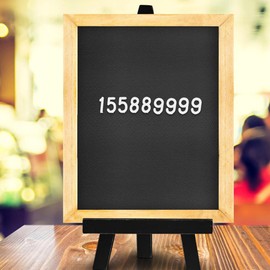 580Pcs Plastic Letter Board Set, Changeable Message Board for Home Decor, 4 Colors (White, Pink, Sky Blue, Black), 4 Sheets/Bag