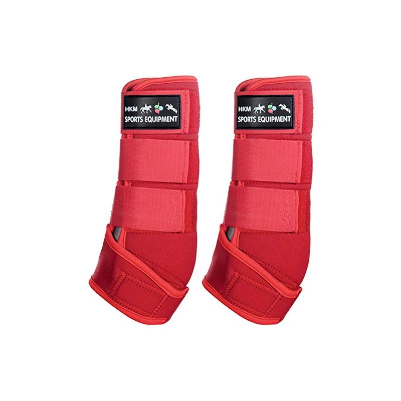 HKM Softoprene Gaiters, Colour, Red, XL
