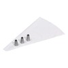 Tala Icing Bag Set with 3 Star Nozzles, Silver