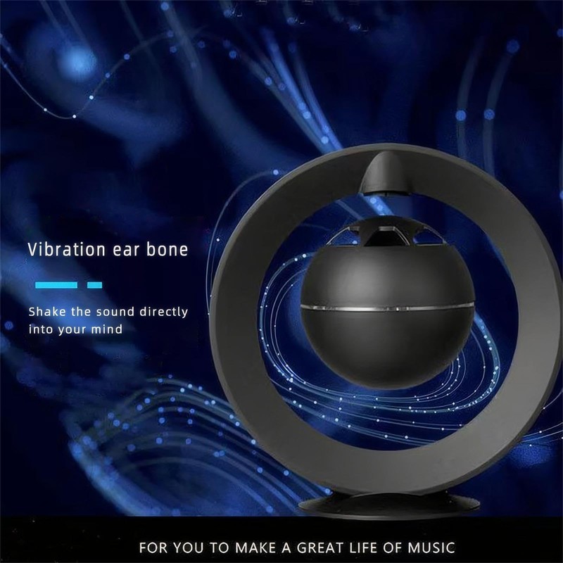 Magnetic Levitation Wireless Speaker, Suspended Floating Speakers with LED for