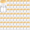 Norme 96 Pcs Glass Jars with Lids Empty Small Glass
