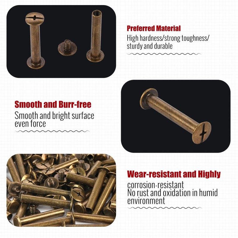 Chicago Binding Screws - 5 mm x 30 mm Binding
