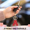 PATIKIL Initial Letter Keychain, A-Z Alphabet Keyring Letter N Metal