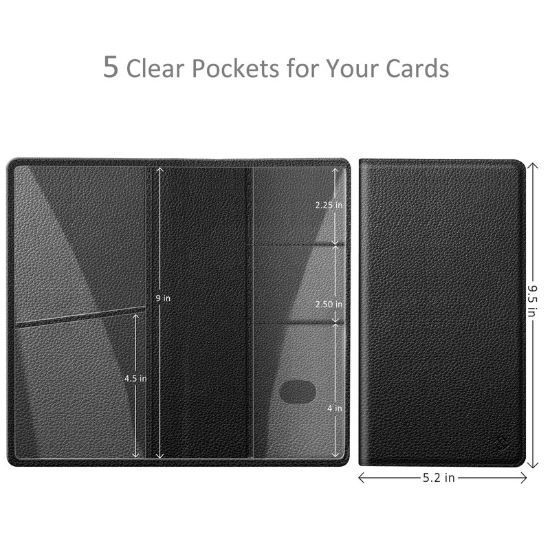 FINPAC Car Registration and Insurance Card Holder, Vehicle Glove Box