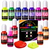 Neon Pigment Paste 12 Colours, Concentrated Dye for Epoxy Resin