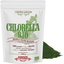 Organic Chlorella Powder 100g, 25 servings, 1 piece / 유기농 클로렐라 파우더 100g 25인분, 1개